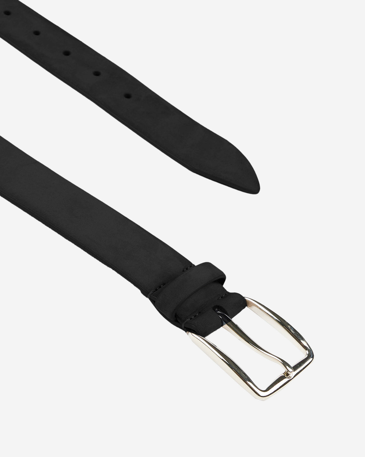 Nubuck leather belt
