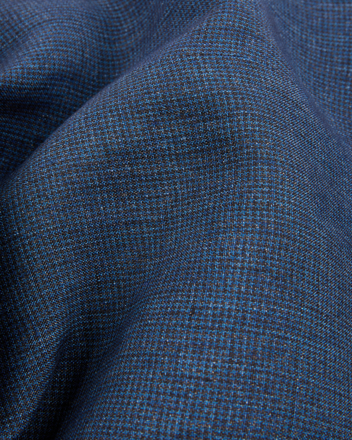 Hose Regular Fit aus gemustertem Leinen