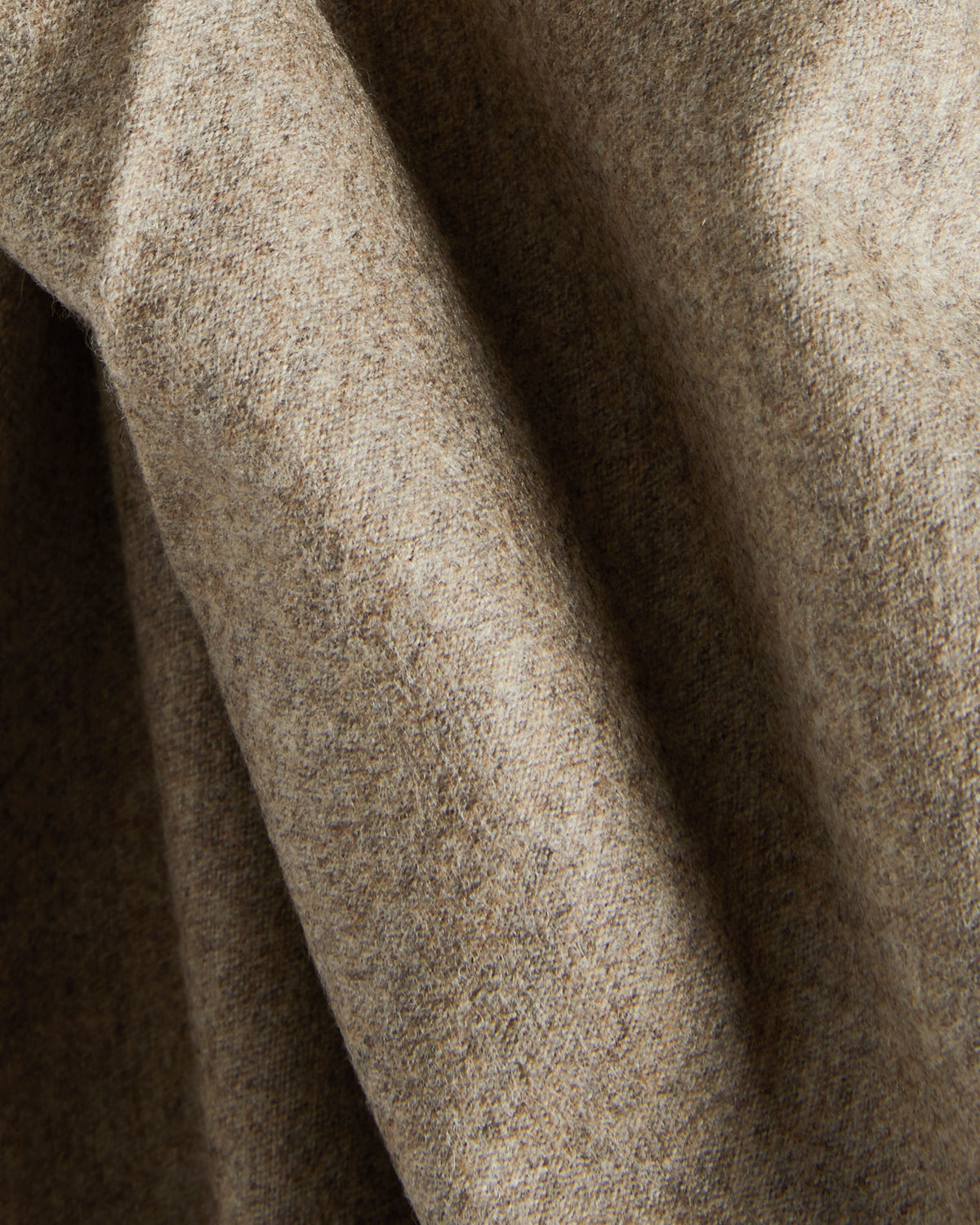 Slim fit wool and cashmere flannel trousers