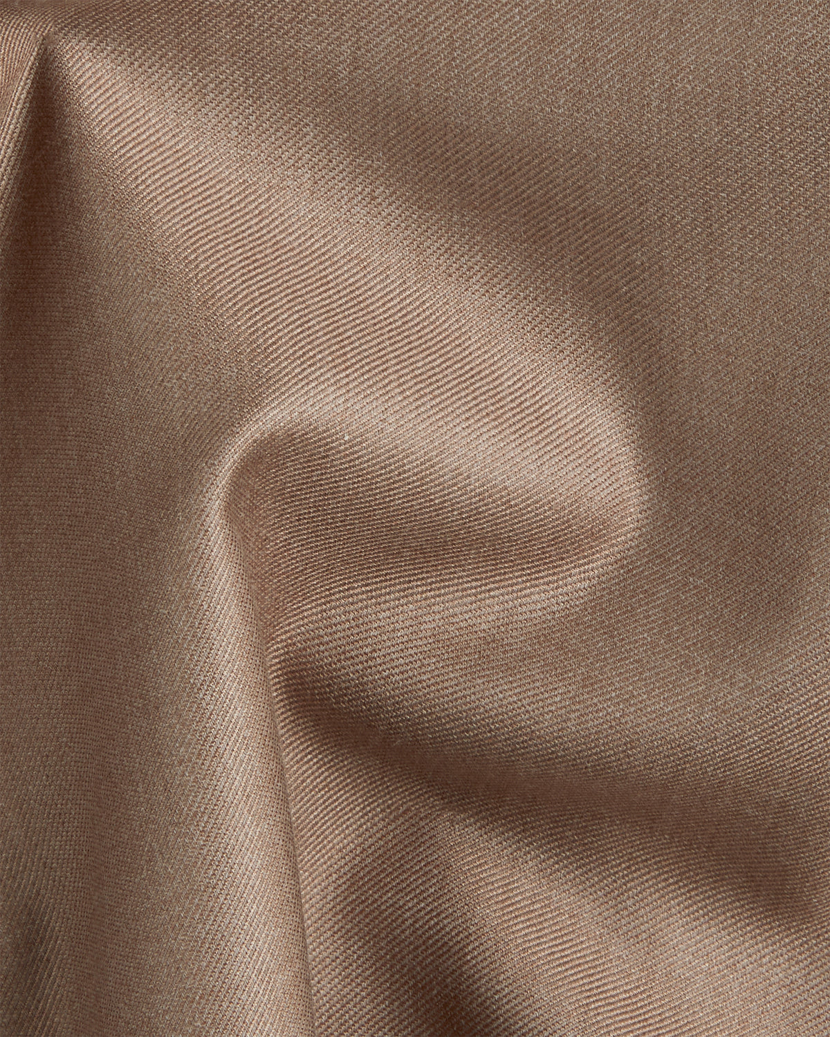 Regular fit wool and silk twill trousers
