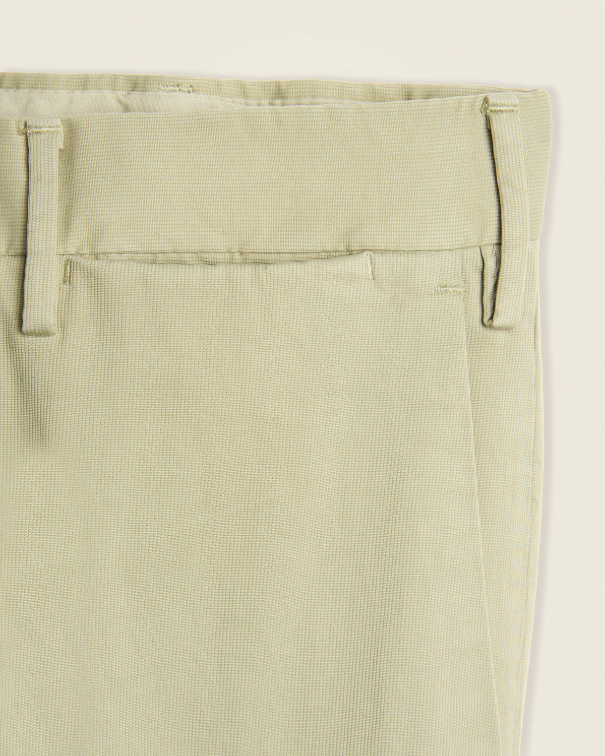 Slim-fit comfort cotton trousers