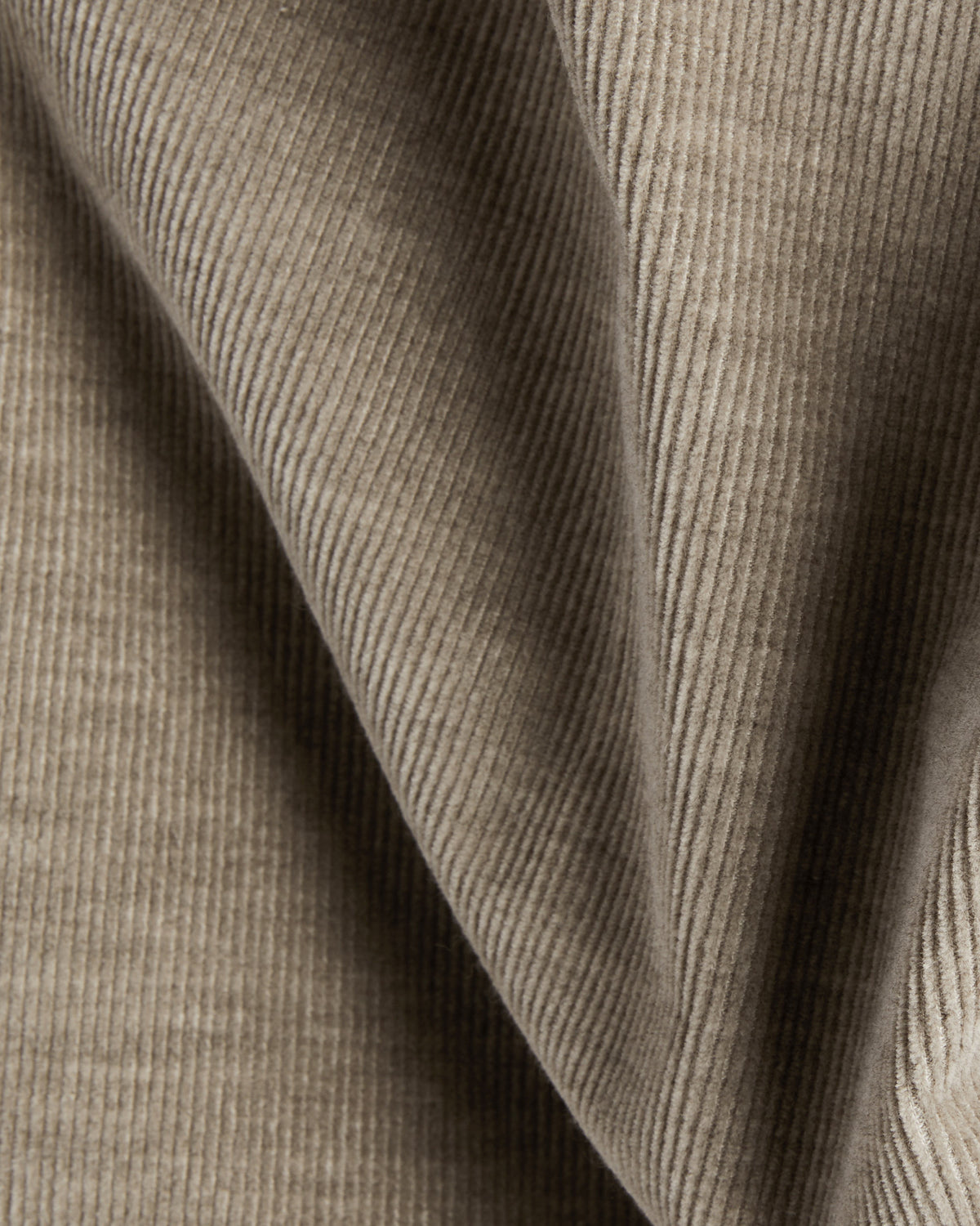 Regular fit cotton and cashmere corduroy trousers