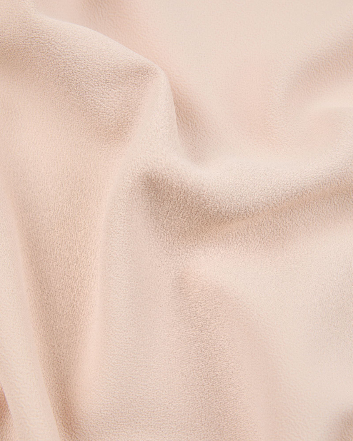 Glanshirt - Regular fit top in silk-blend crêpe de chine - nude