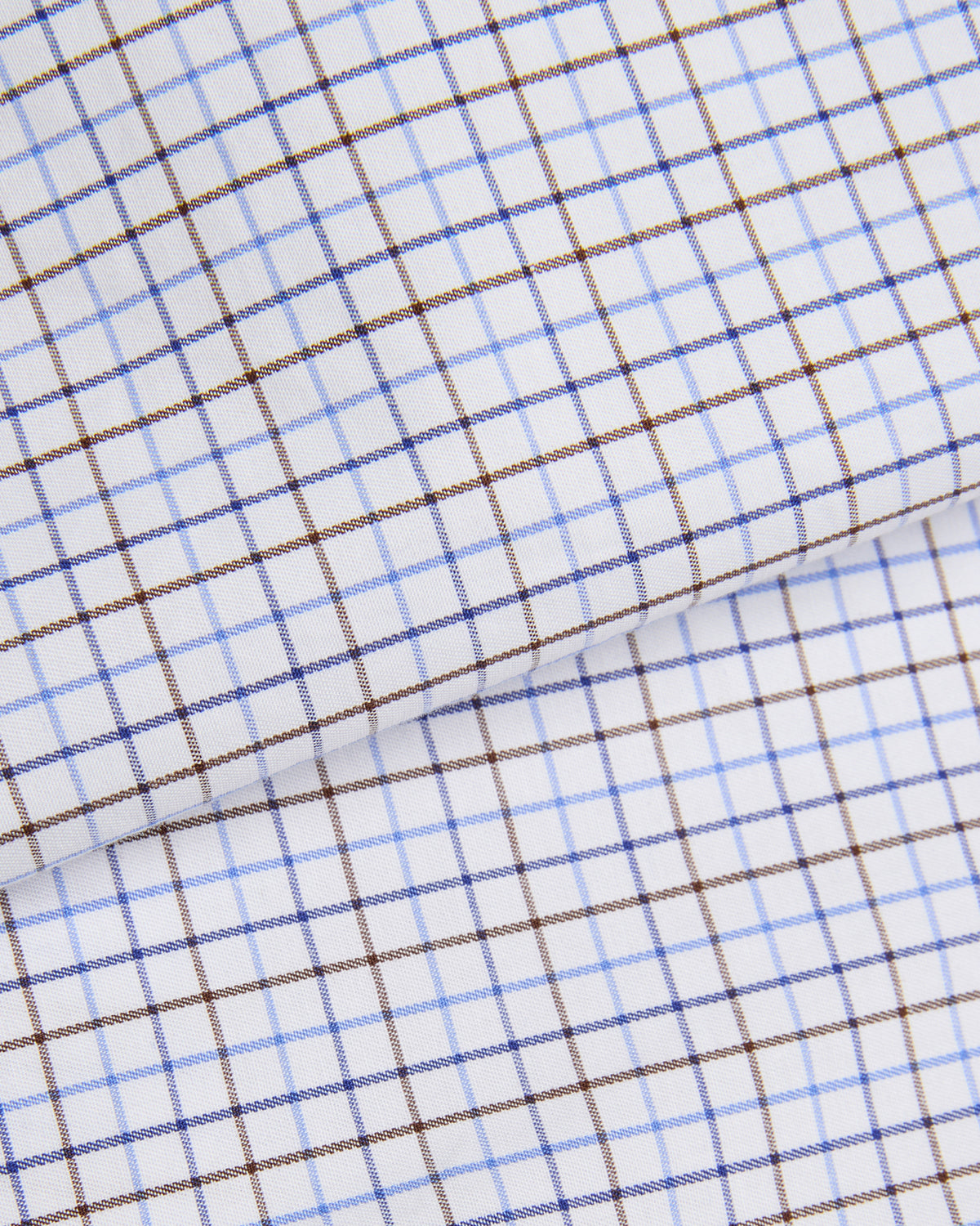 Chemise coupe droiteà carreaux en toile de coton