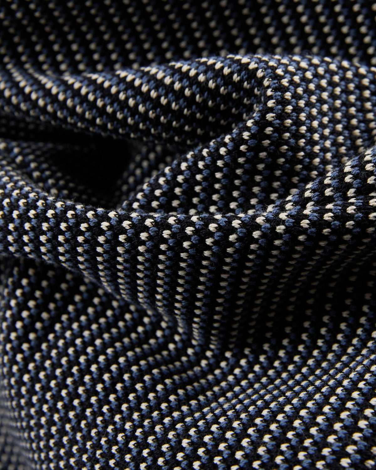Incotex - Slim fit micro-patterned jersey jacket - dark blue