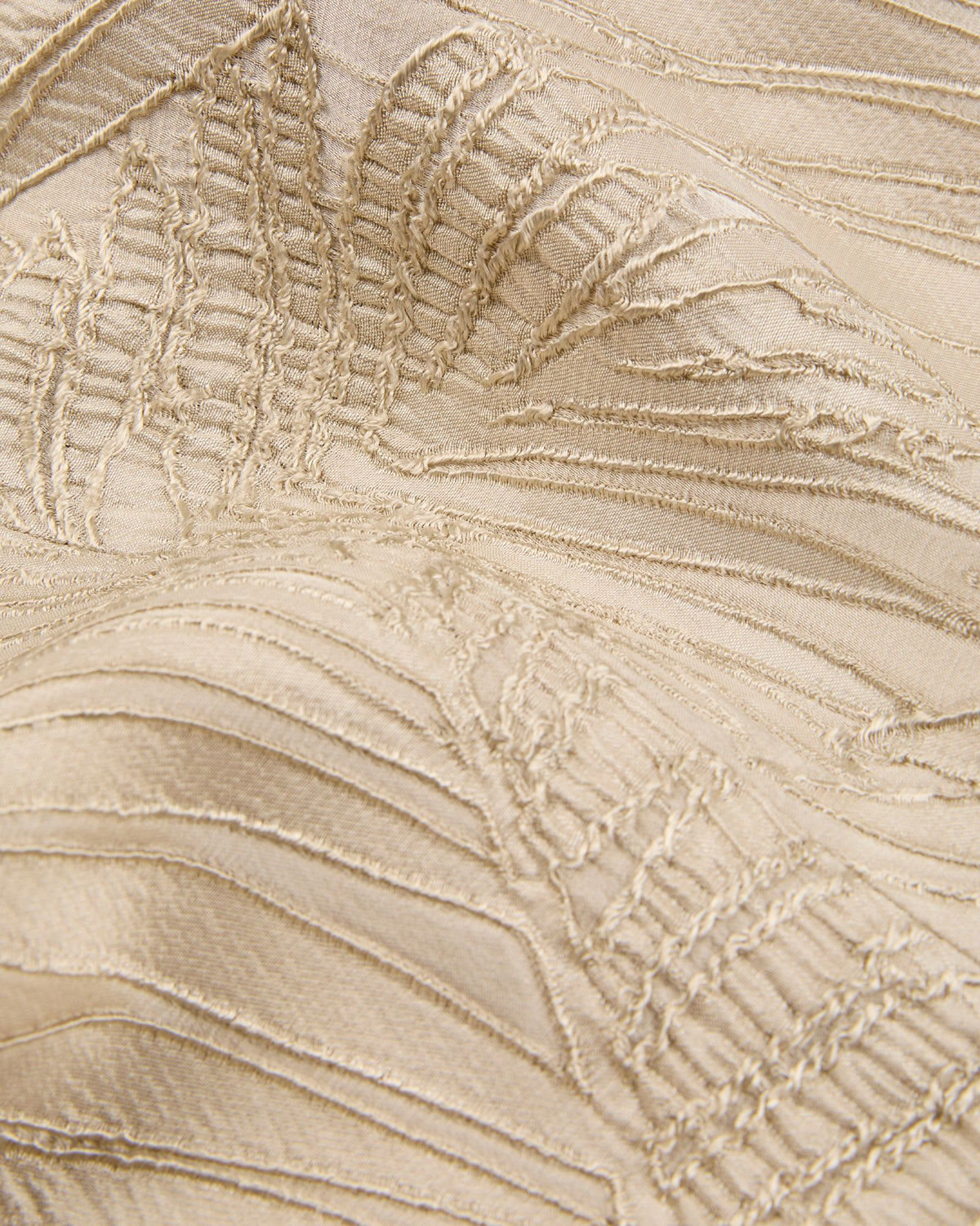 Montedoro - Wide fit jacket in raised viscose jacquard - light beige