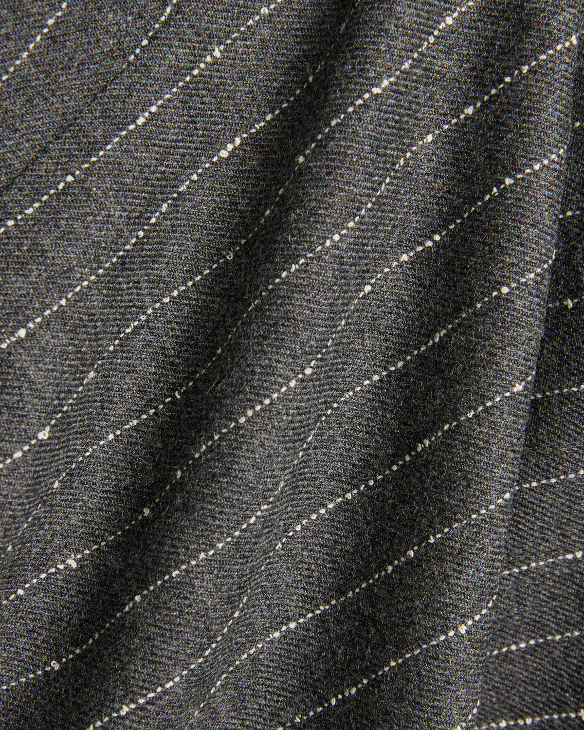 Regular fit pinstriped wool-flannel jacket