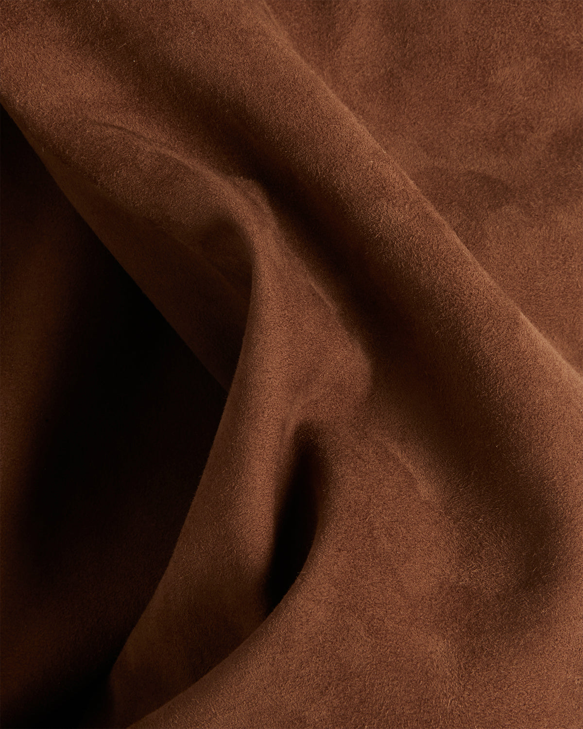 Regular fit suede overshirt