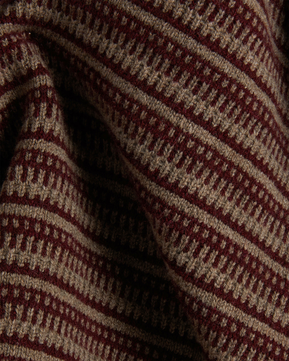Geelong wool jacquard crewneck