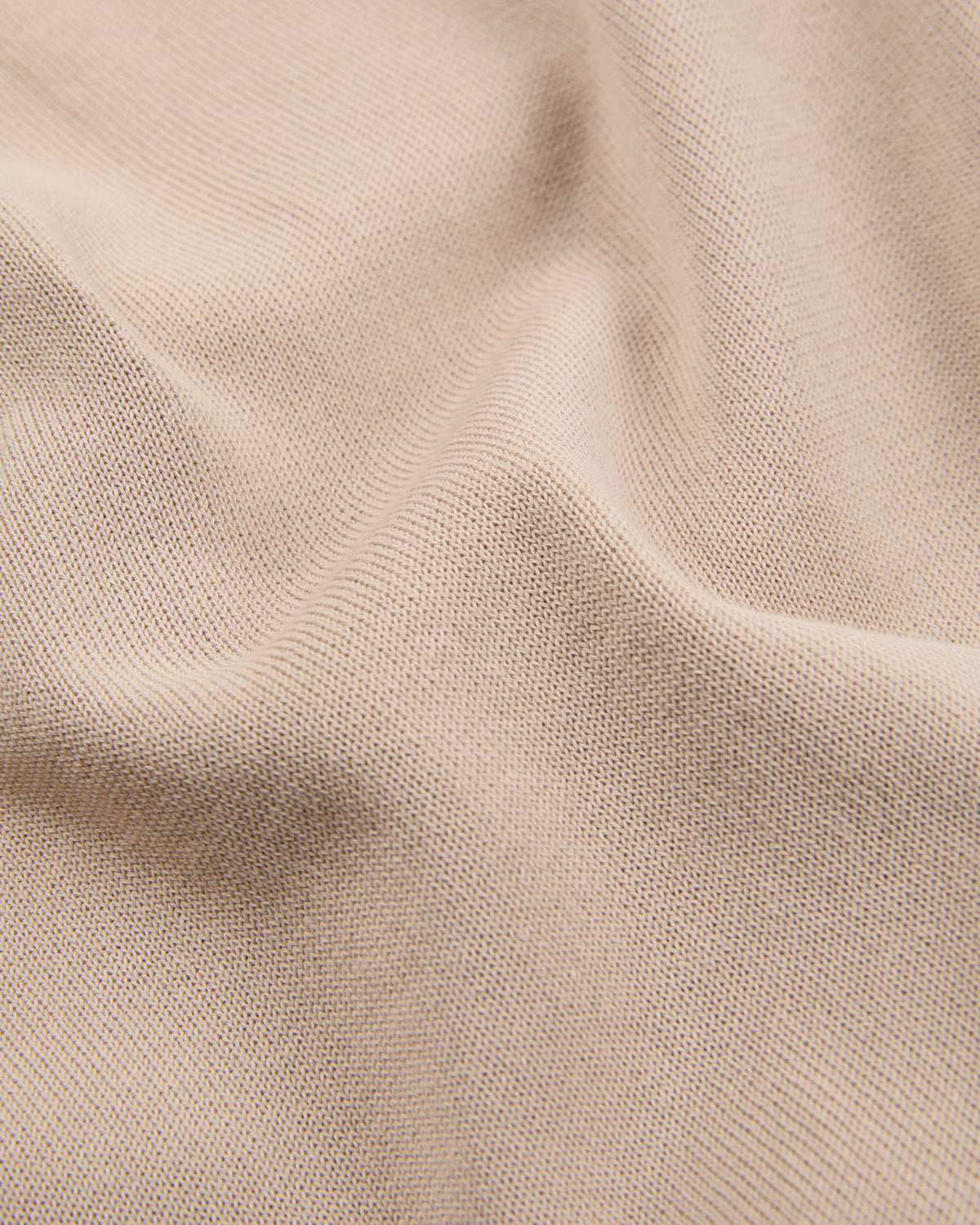 Rundhalspullover Slim Fit aus Baumwollkrepp