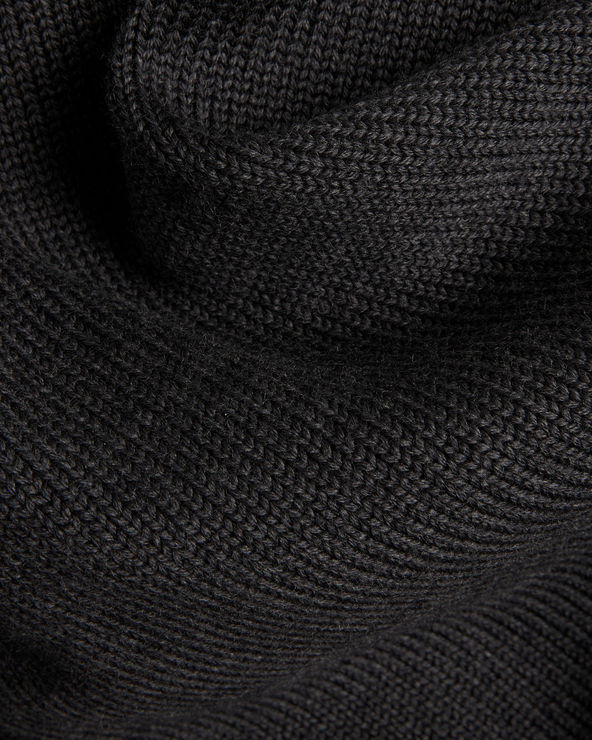 Slim fit worsted-wool mock-neck sweater
