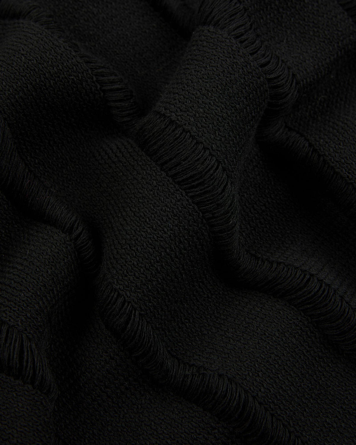 Zanone - Slim fit cotton crêpe sweater - dark black