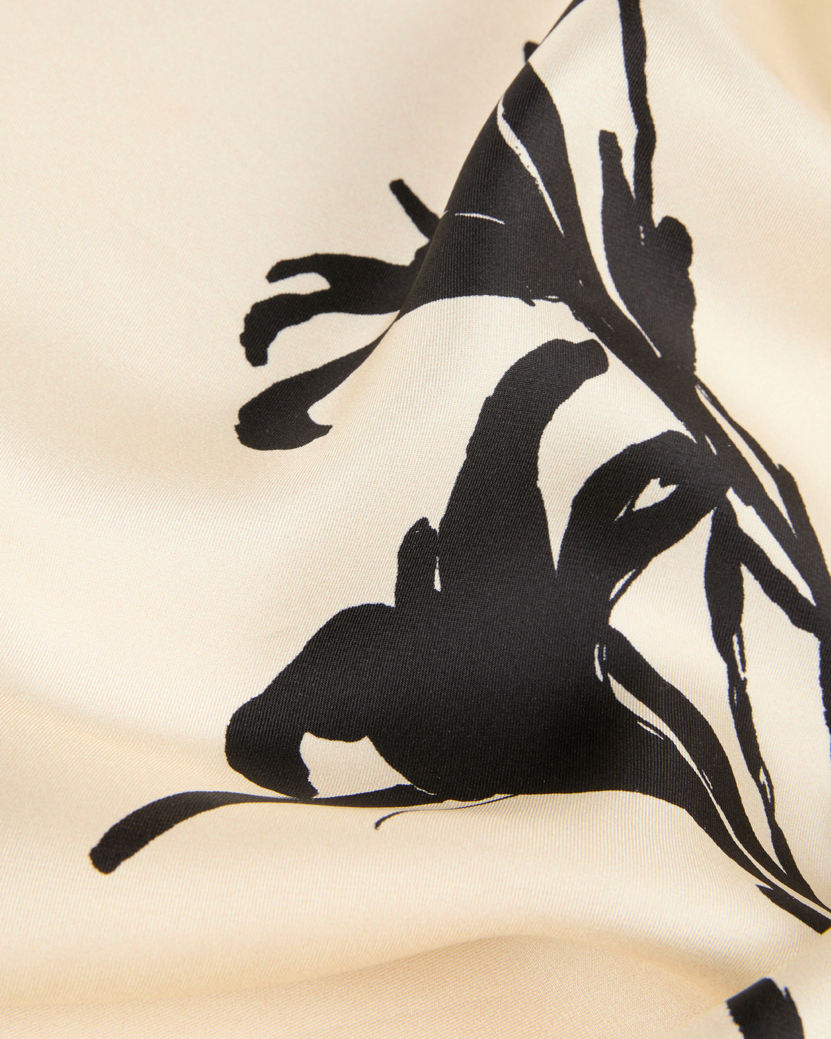 Silk twill scarf