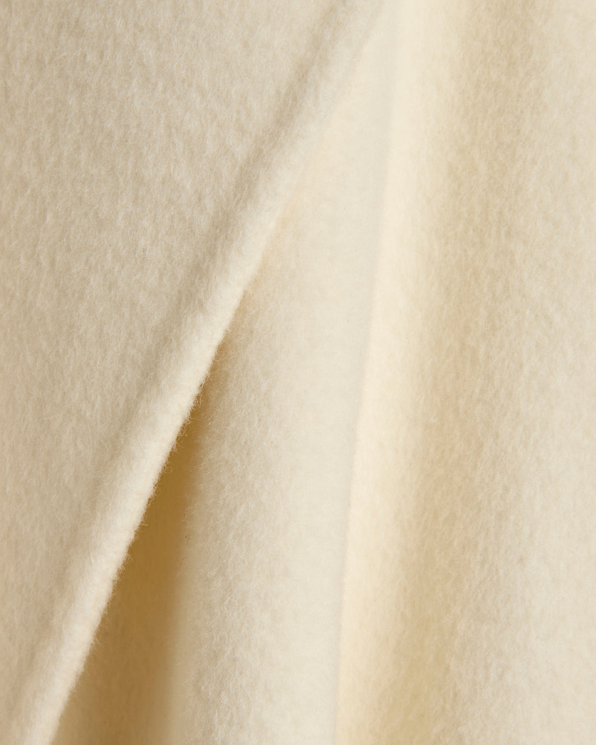 Oversized belted coat in double-faced wool