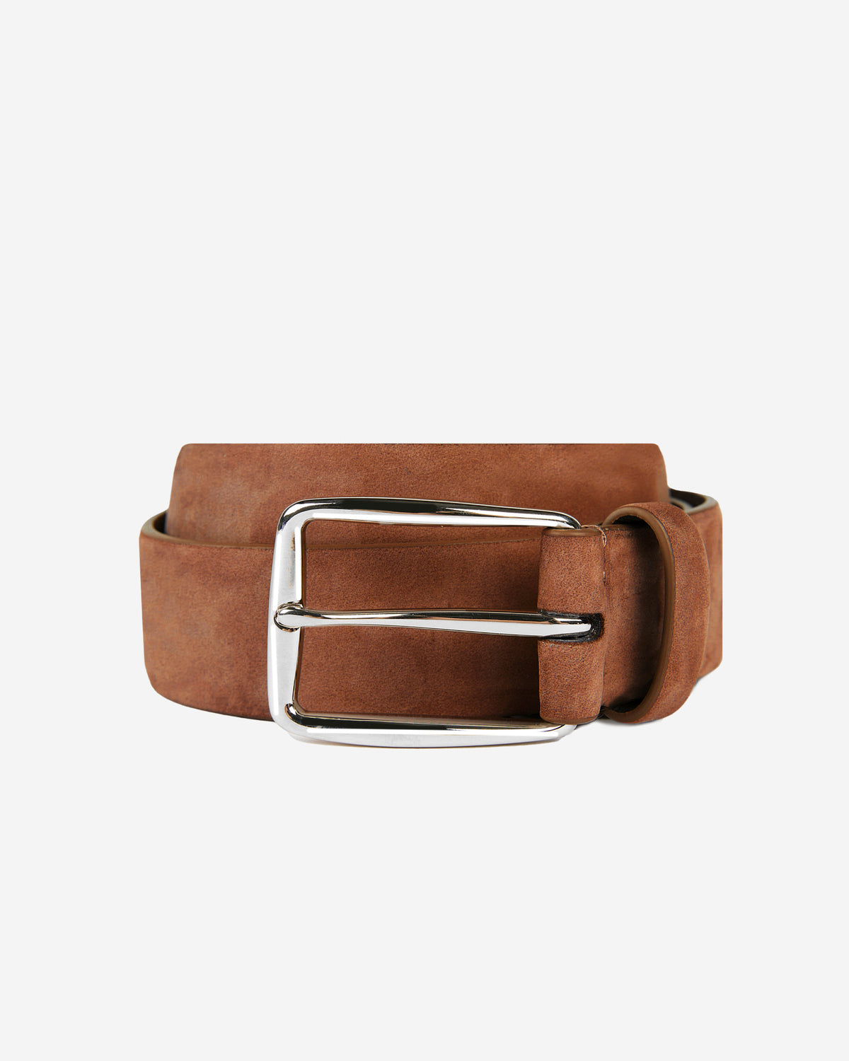 Nubuck leather belt