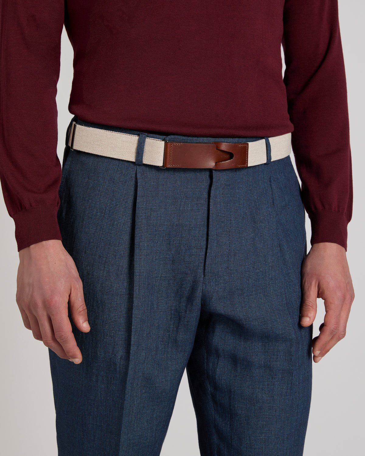 Cotton blend belt