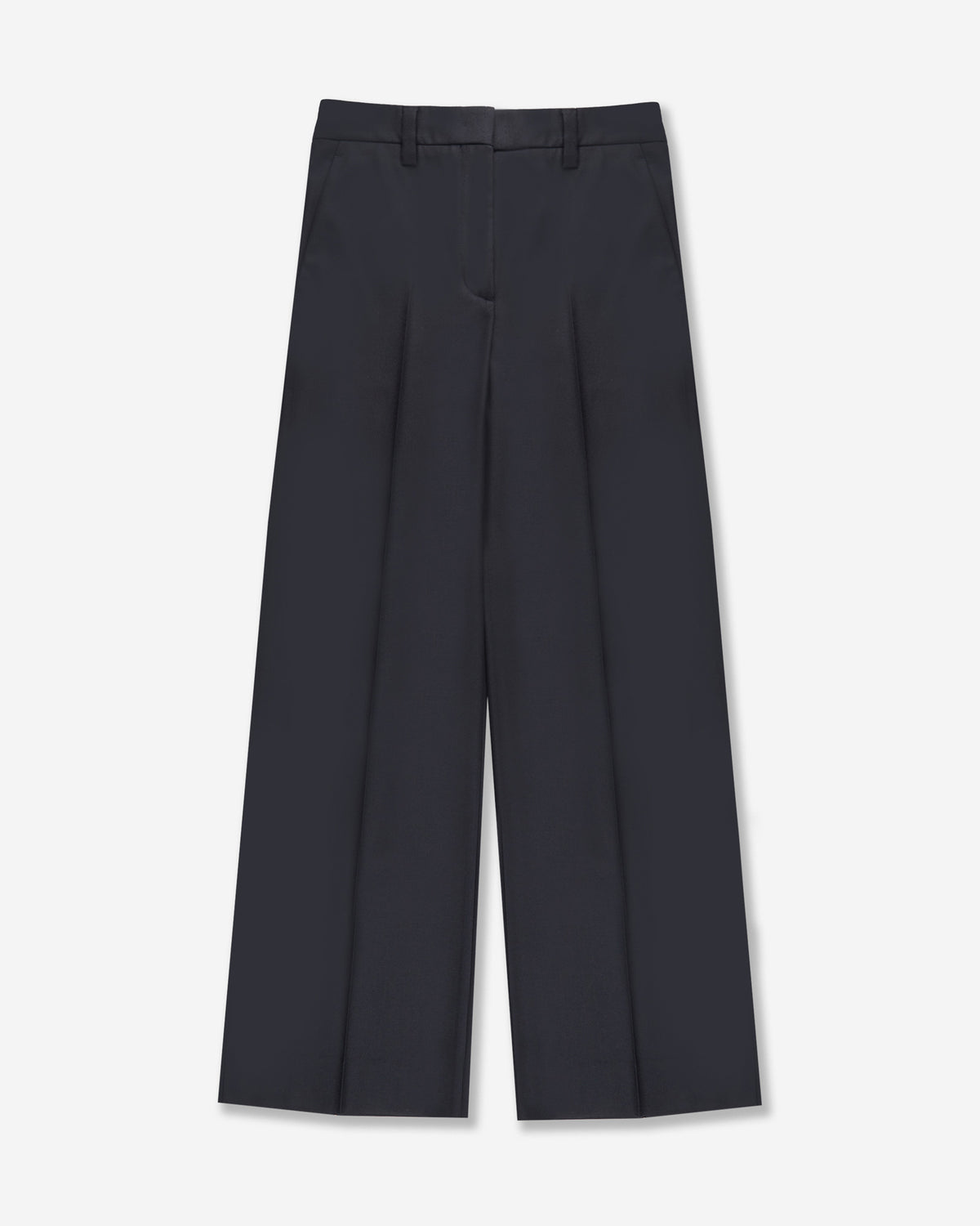 Regular fit trousers in stretch flannel