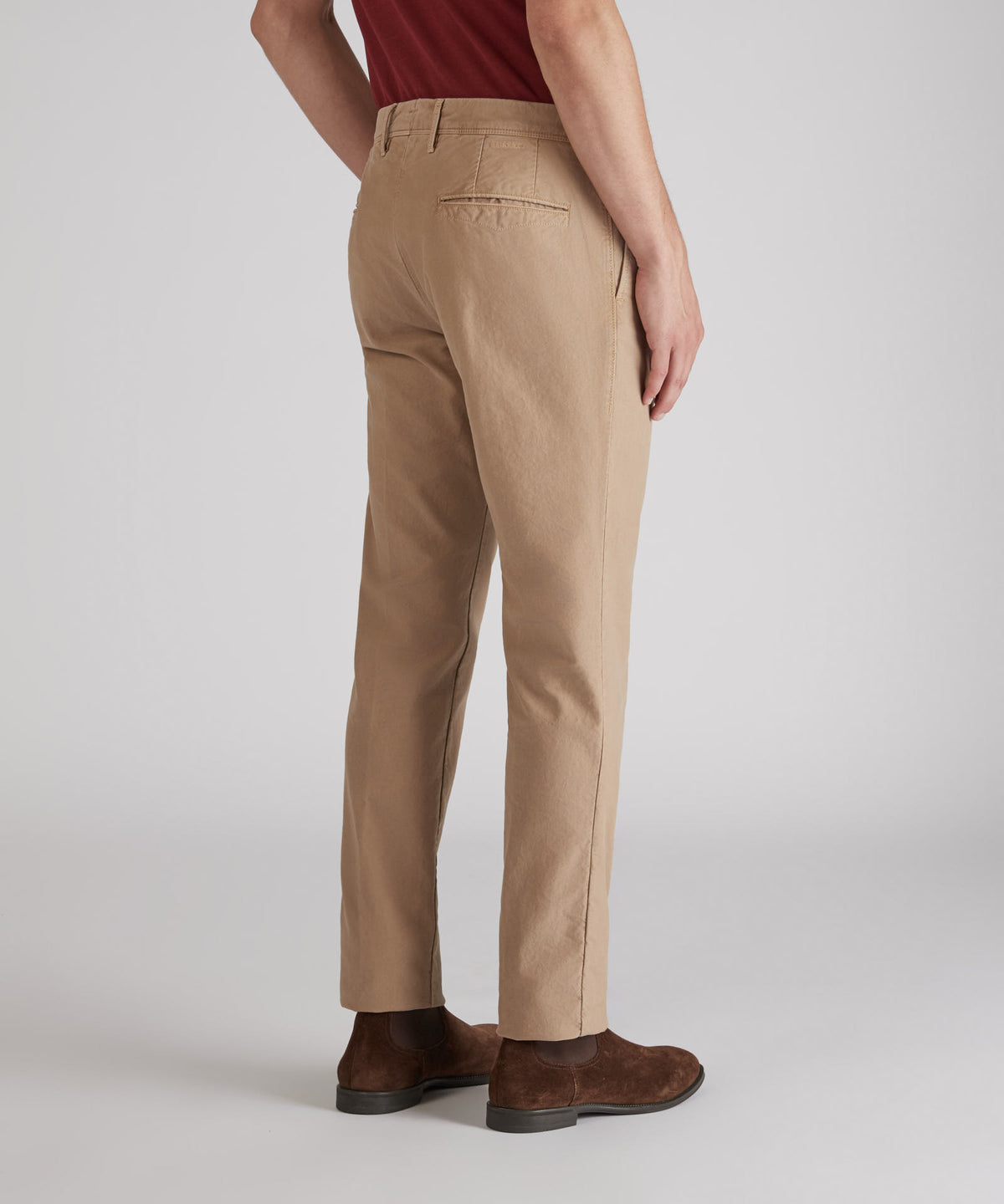 Slim-fit Tricochino trousers