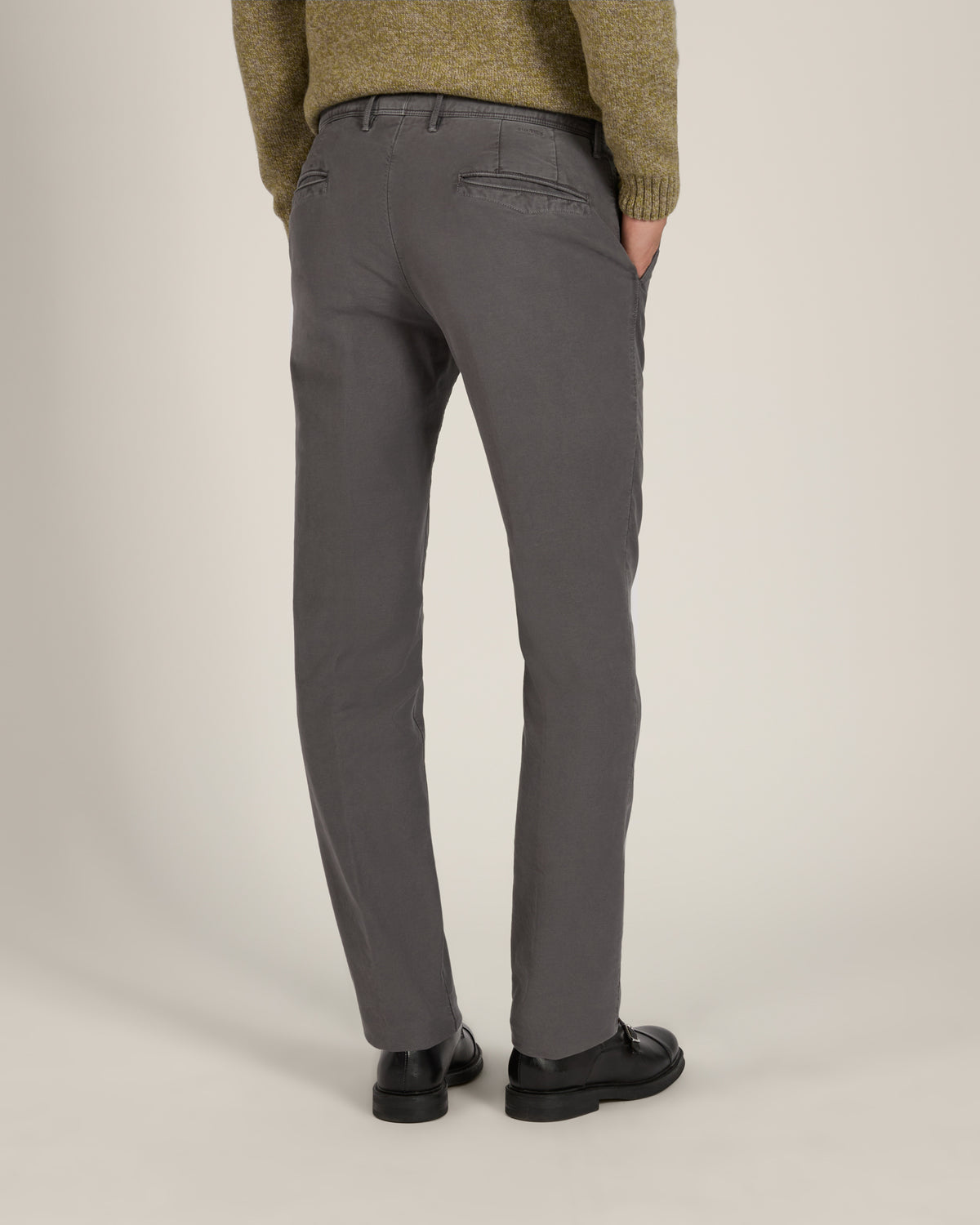 Slim fit Tricochino trousers
