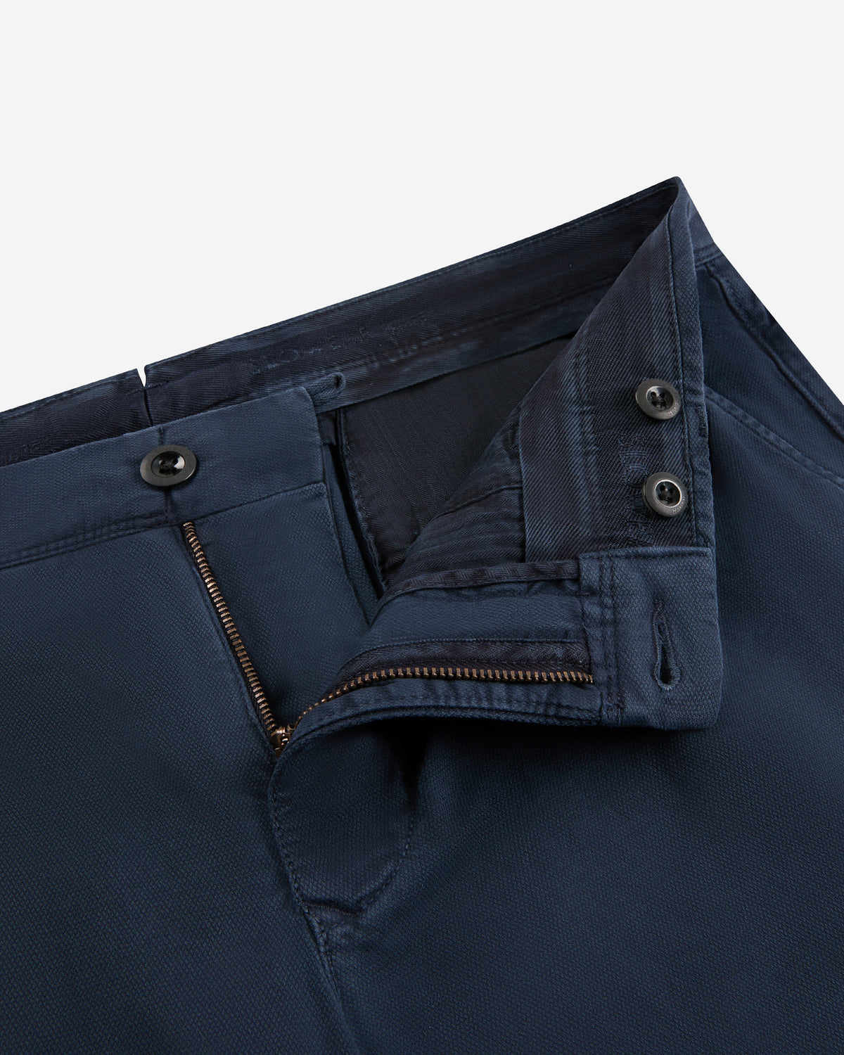 Slim fit stretch cotton trousers