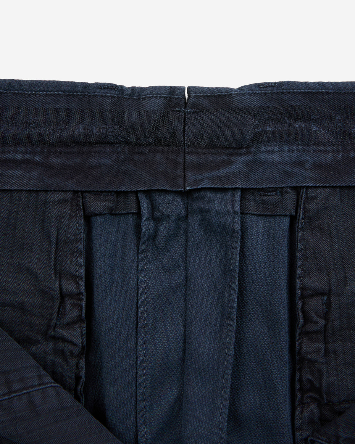 Slim fit stretch cotton trousers