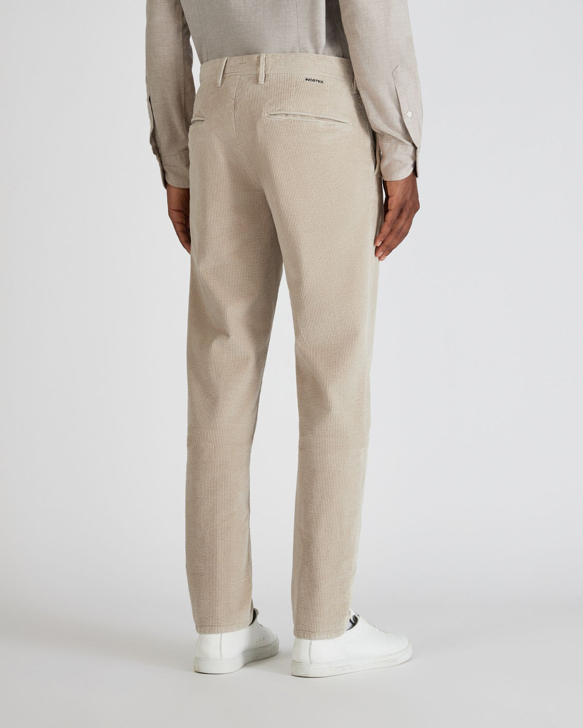Slim fit corduroy trousers