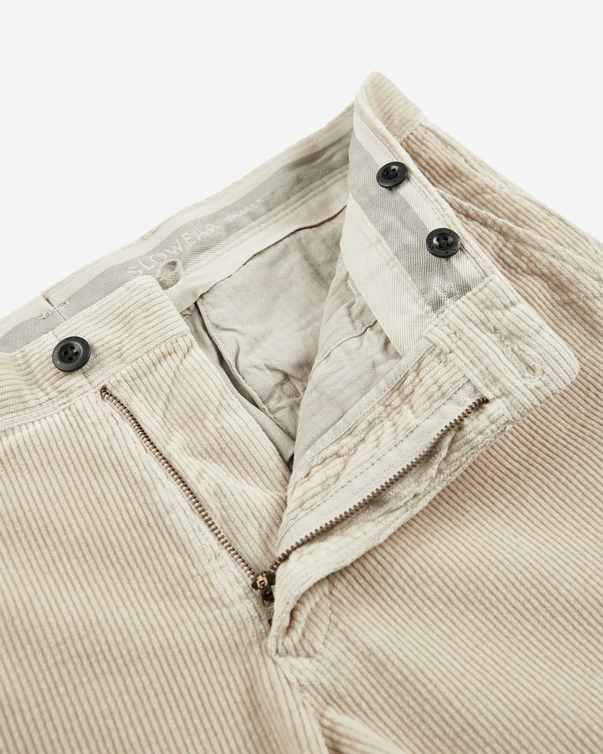 Slim fit corduroy trousers