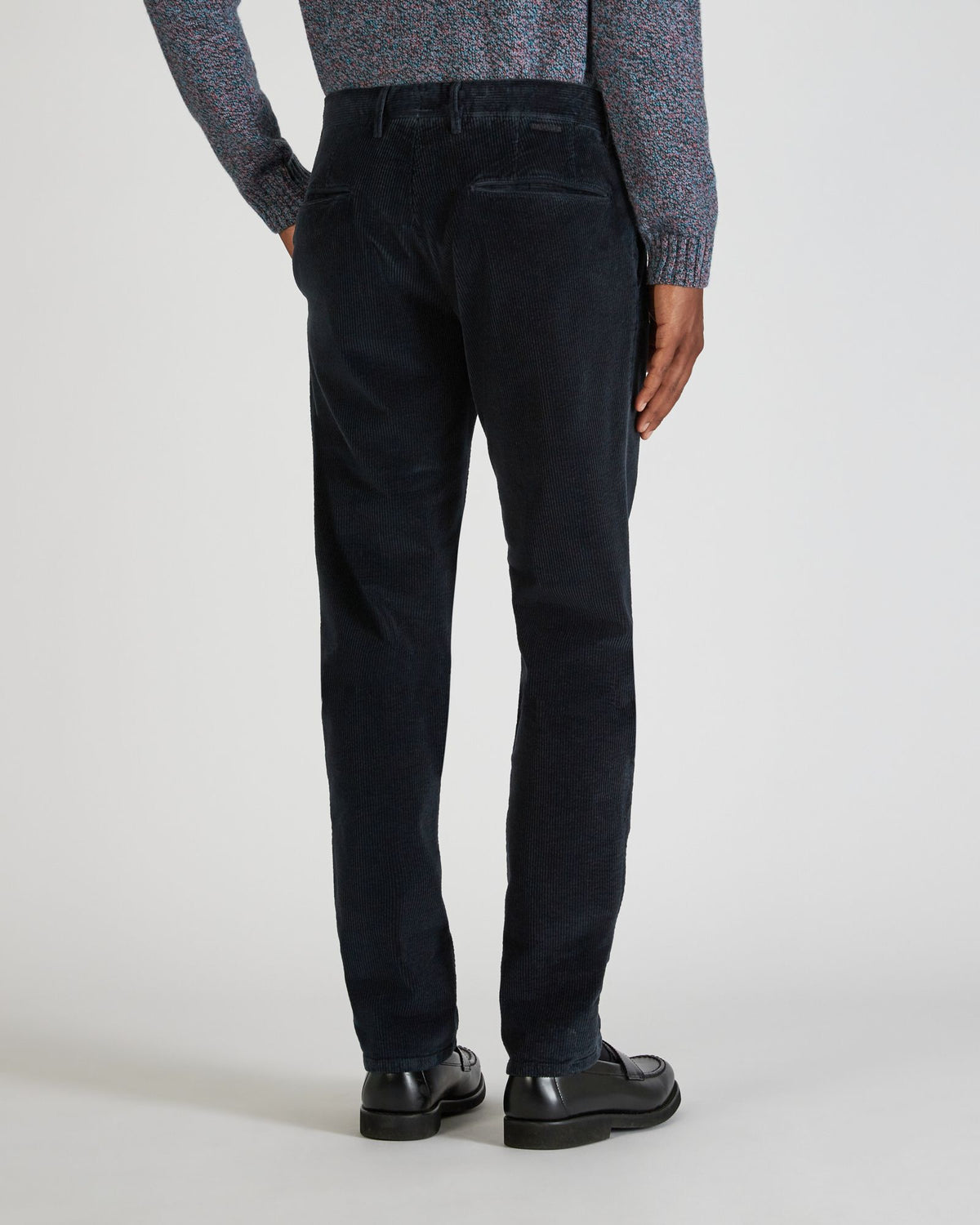 Slim fit corduroy trousers
