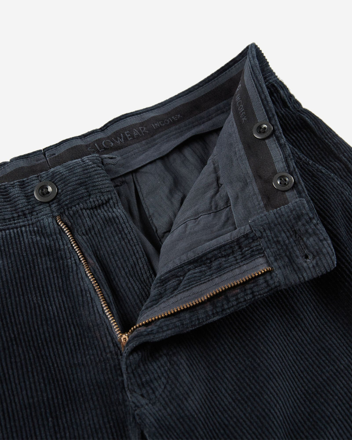 Slim fit corduroy trousers