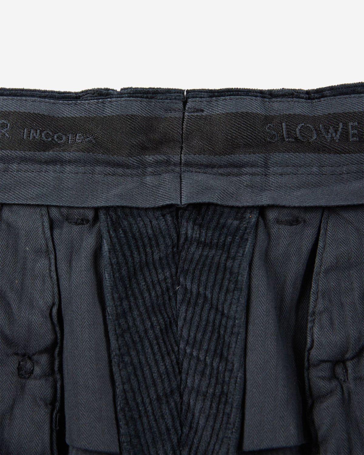 Slim fit corduroy trousers
