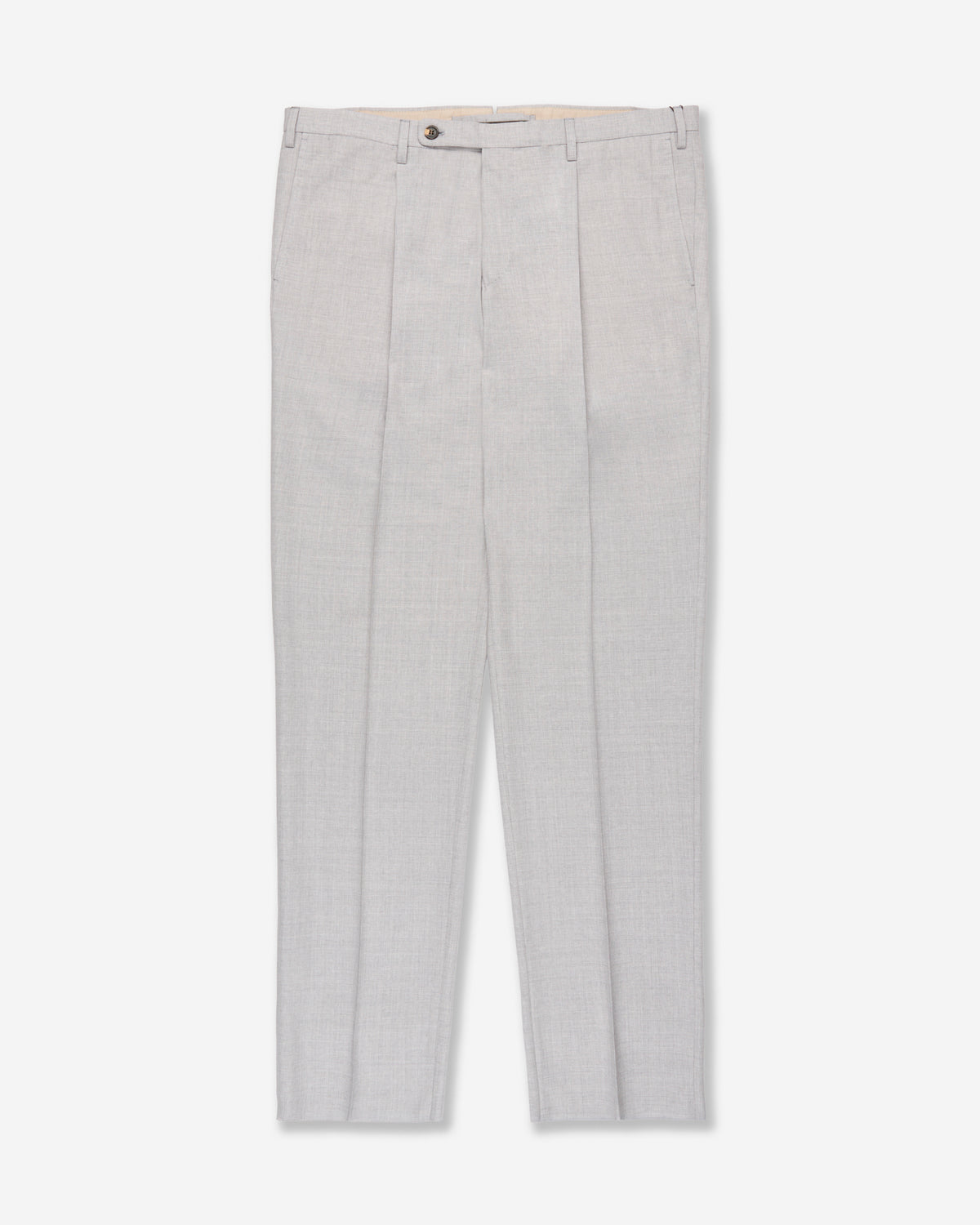 Regular-fit Tropical wool trousers