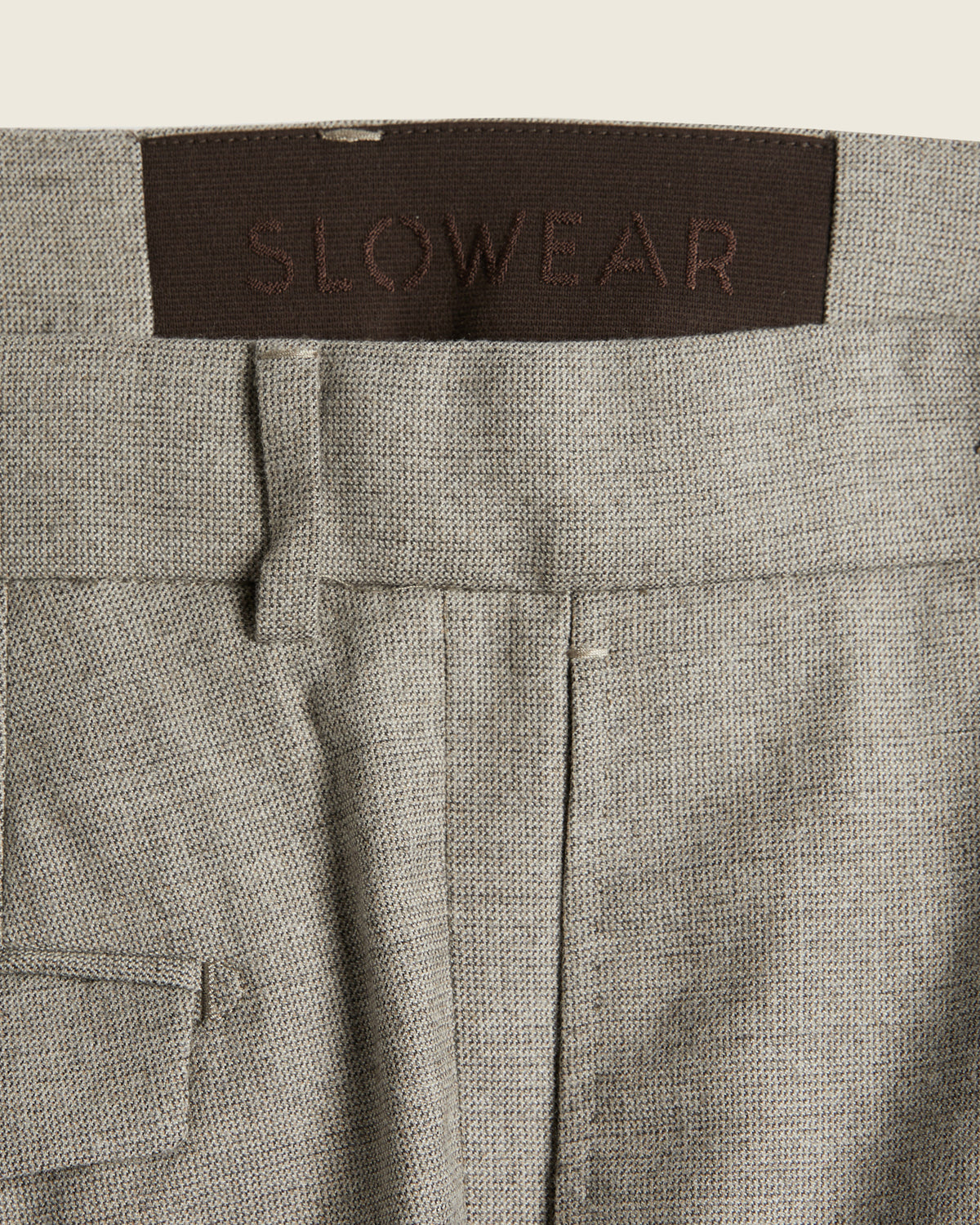 Flexpant coupe fuselée en laine stretch