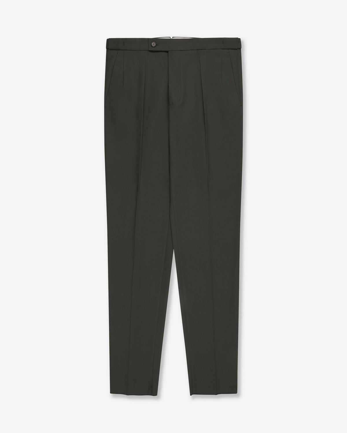 Hose Tapered Fit aus Baumwollkrepp