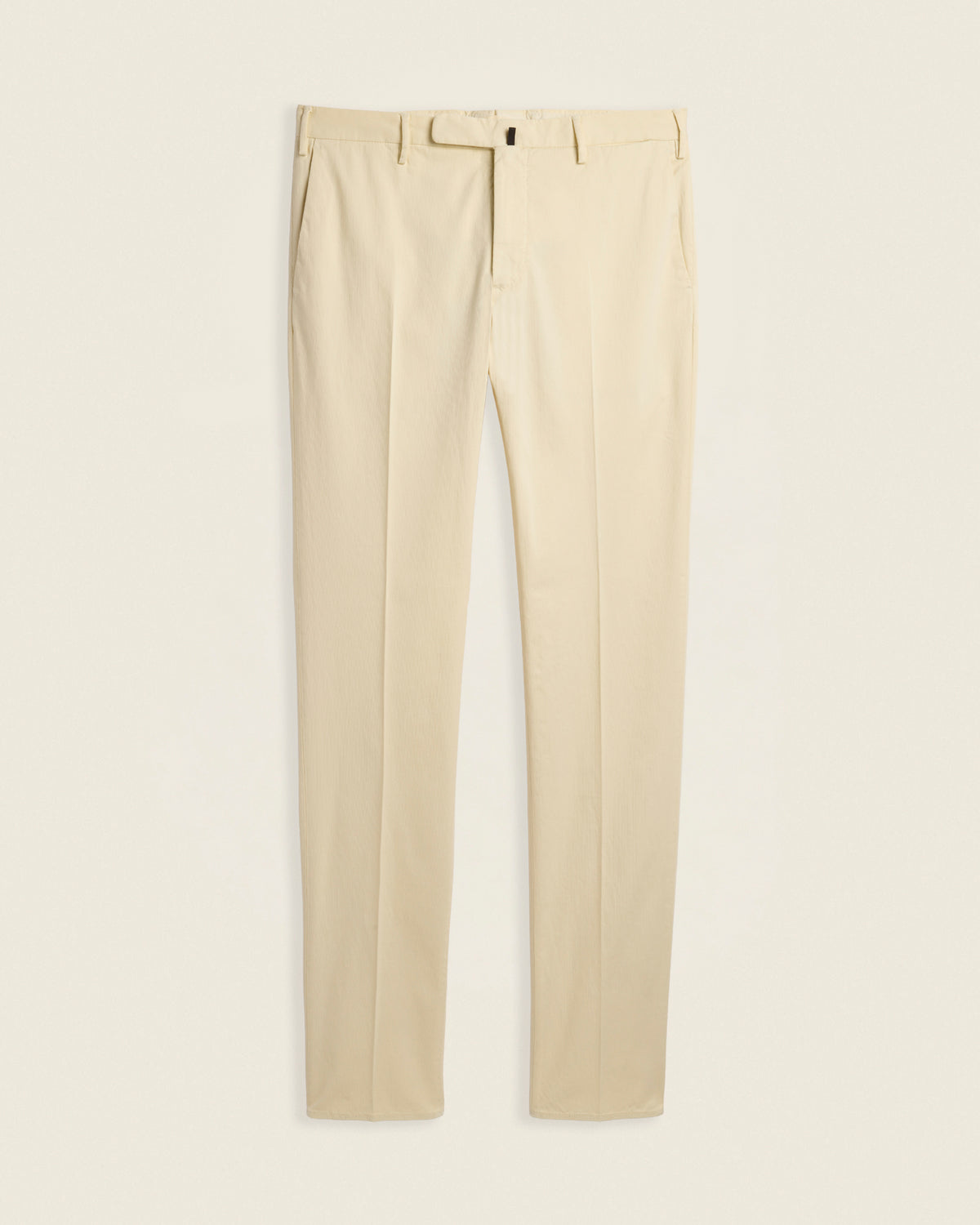Slim-fit comfort cotton trousers