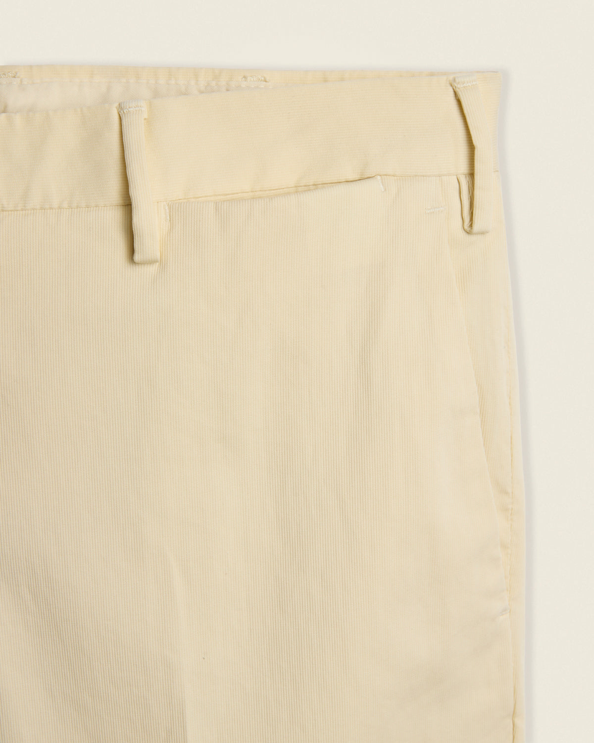 Slim-fit comfort cotton trousers