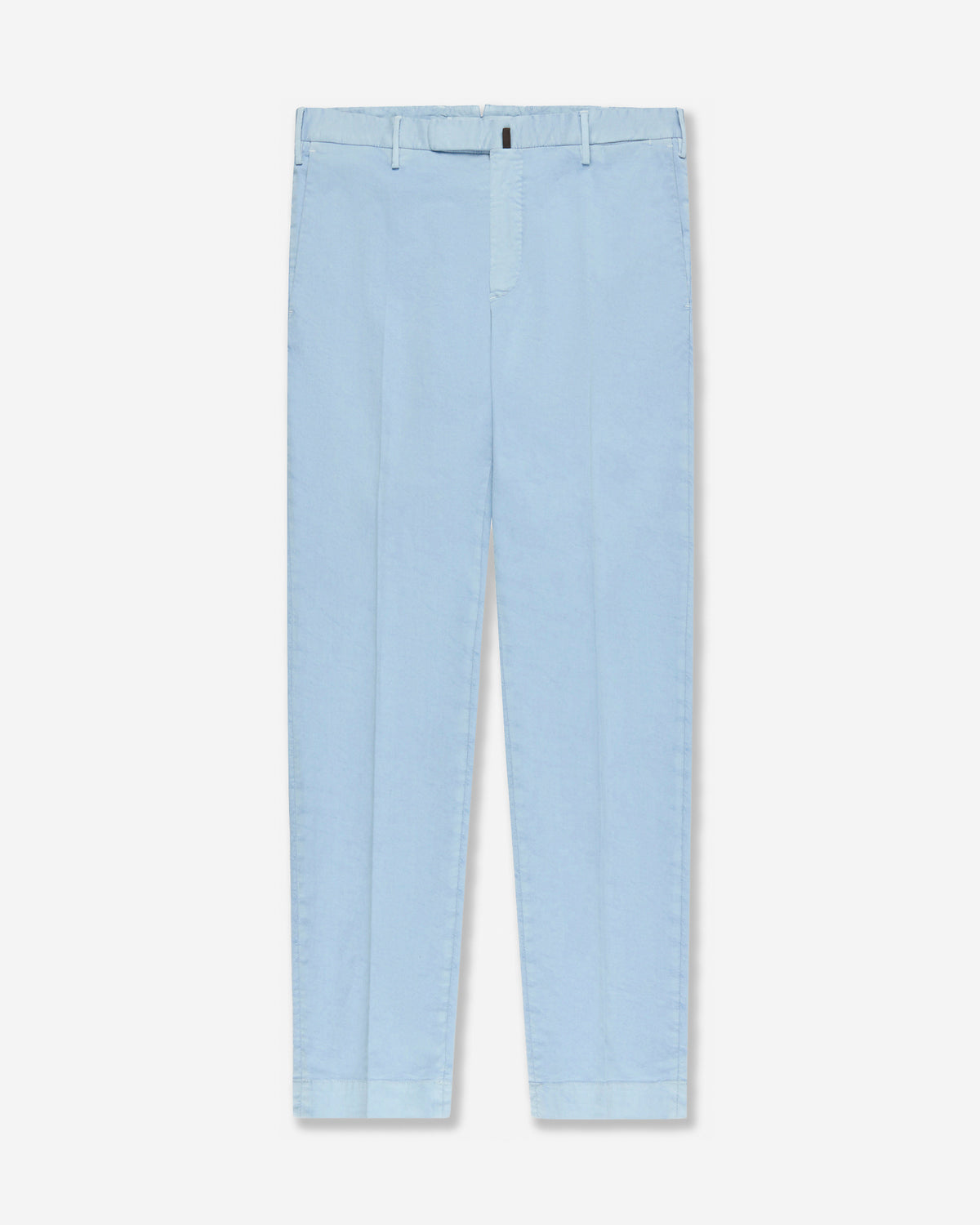 Slim fit cotton trousers