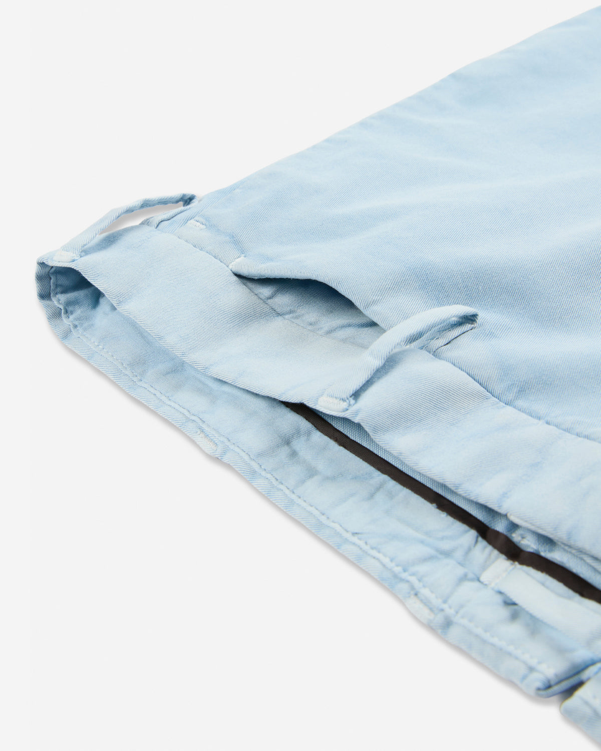 Slim fit cotton trousers
