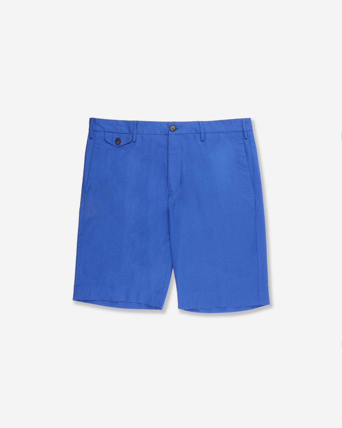 Slim fit cotton poplin Bermuda shorts