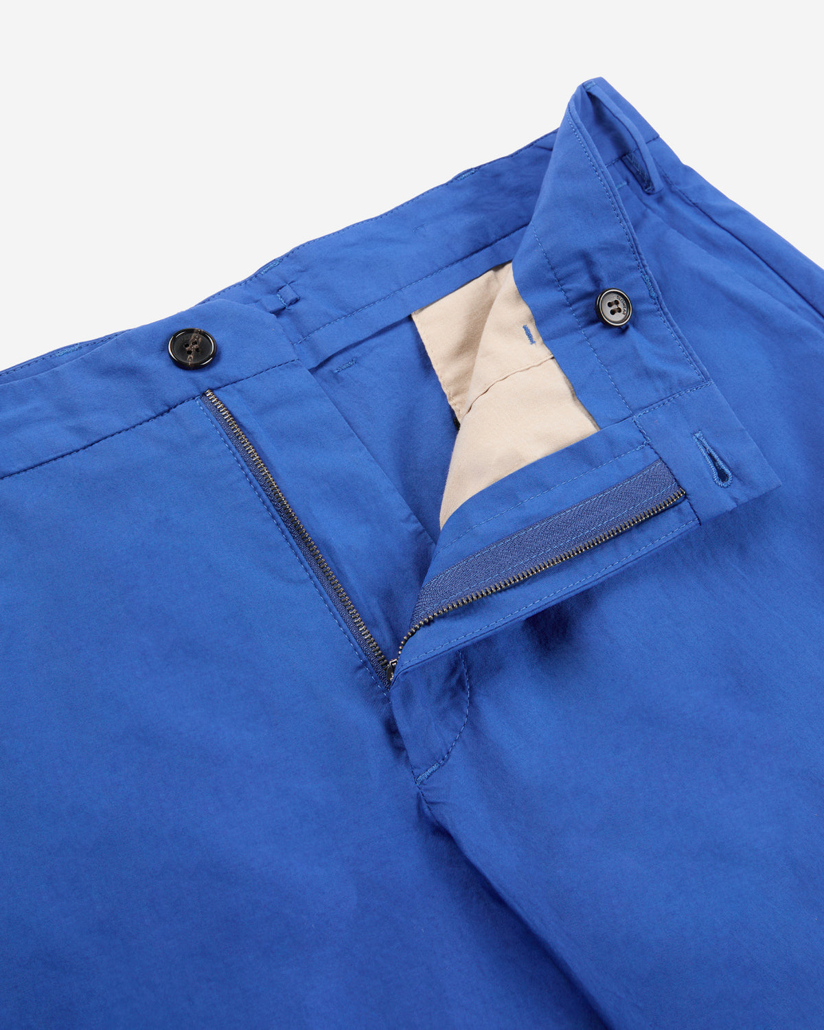 Slim fit cotton poplin Bermuda shorts