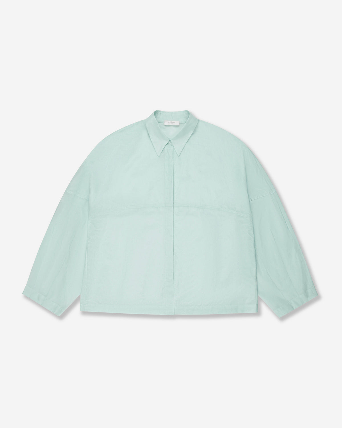 Camicia wide fit in mussola di seta e cotone