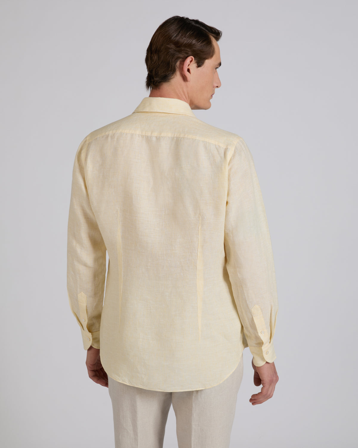 Regular fit linen shirt
