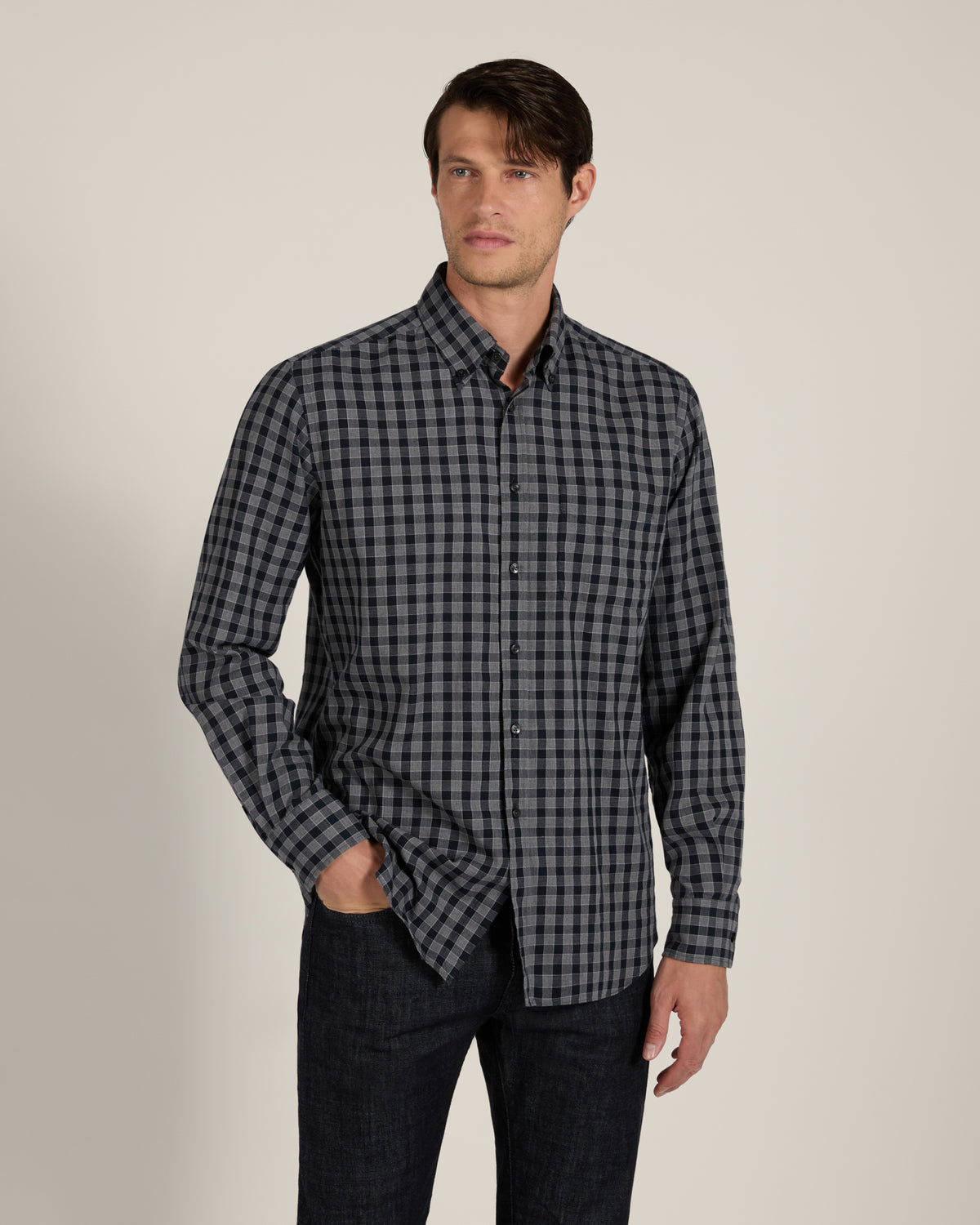 Casual fit cotton shirt