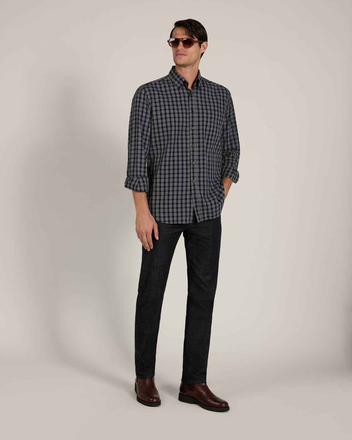 Casual fit cotton shirt