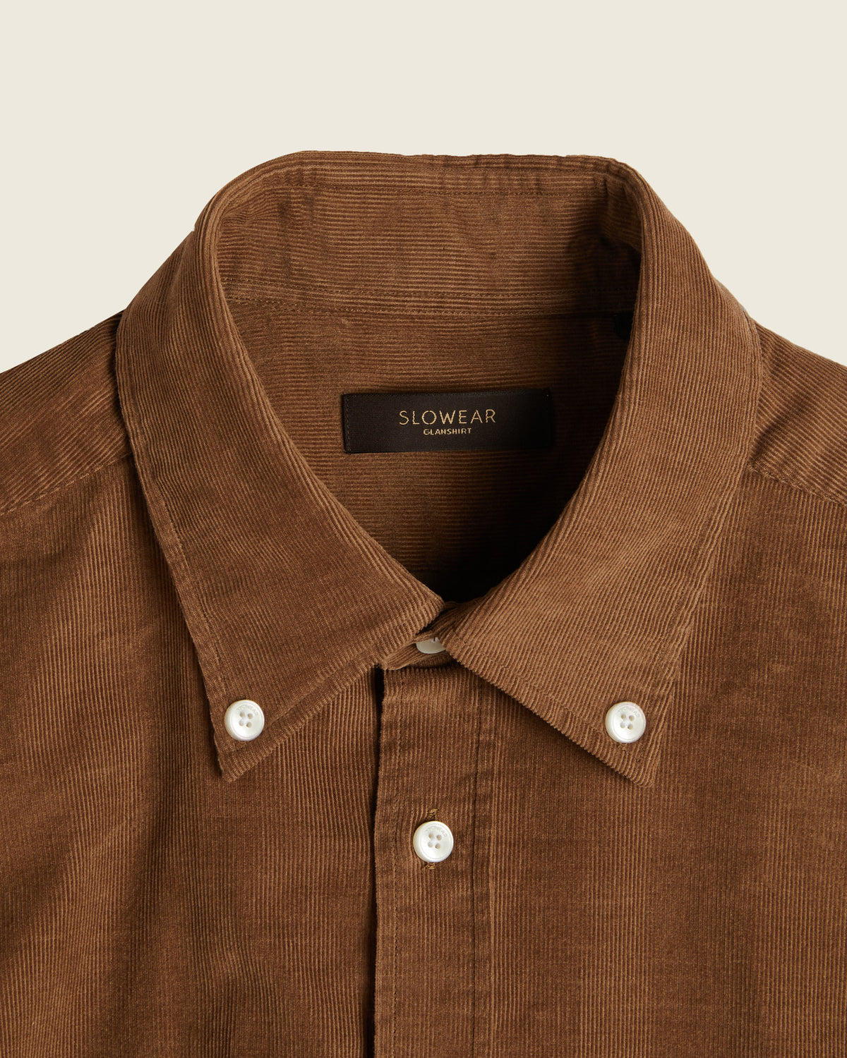 Casual fit corduroy shirt