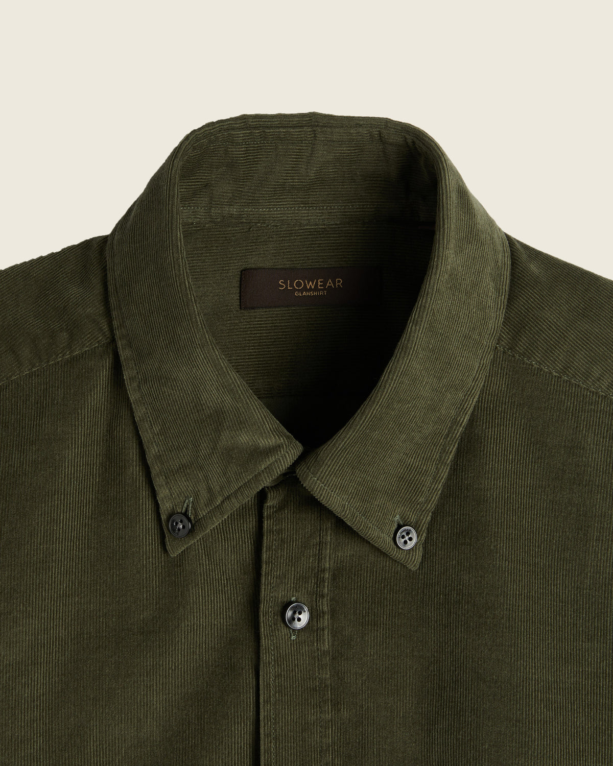 Camicia casual fit in velluto