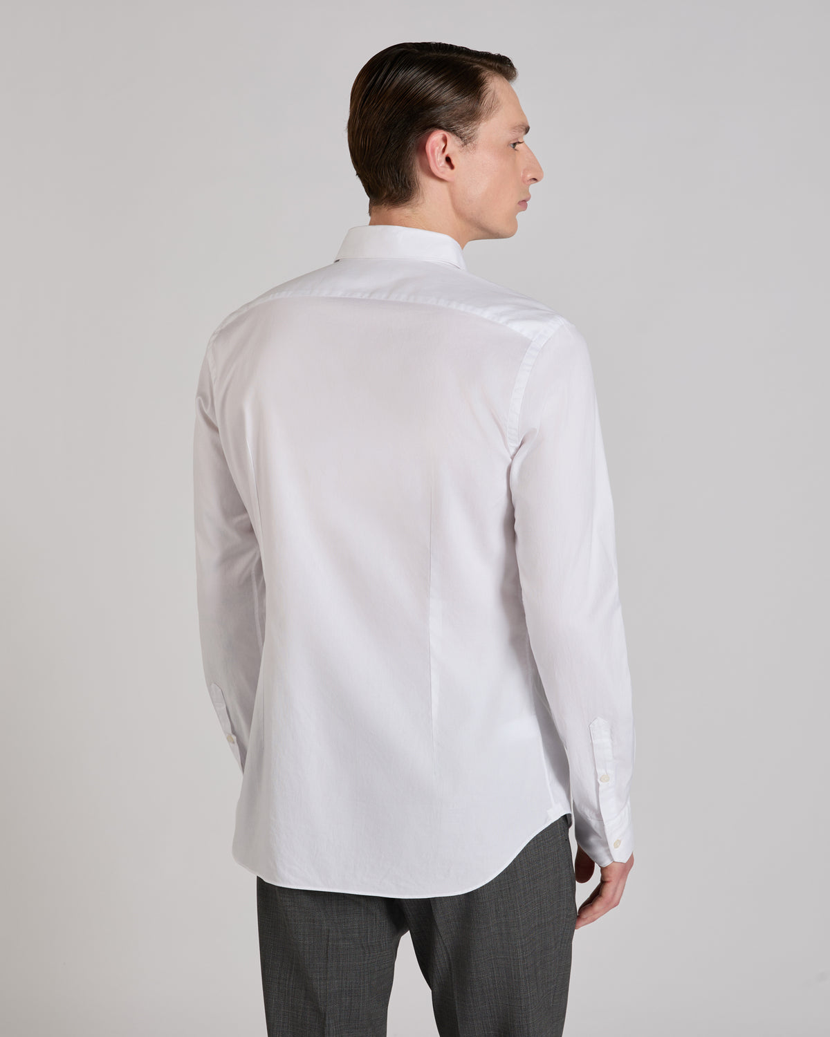 Slim fit Oxford cotton shirt