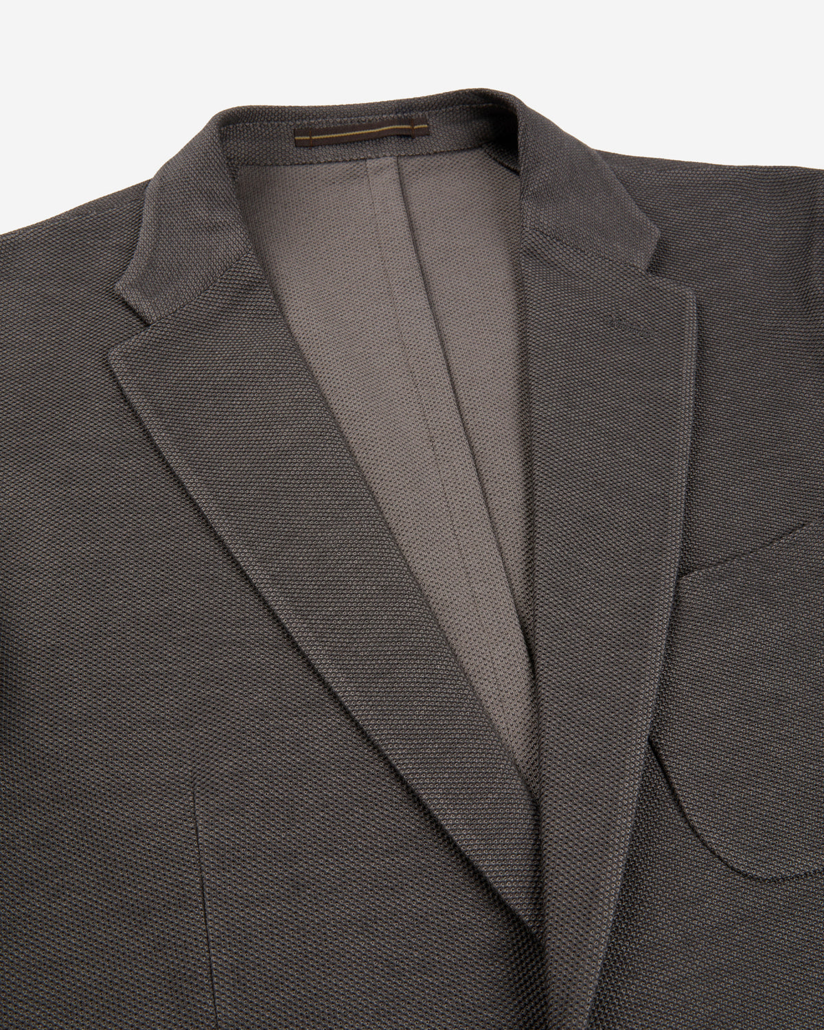 Slim fit English-rib knit jersey jacket