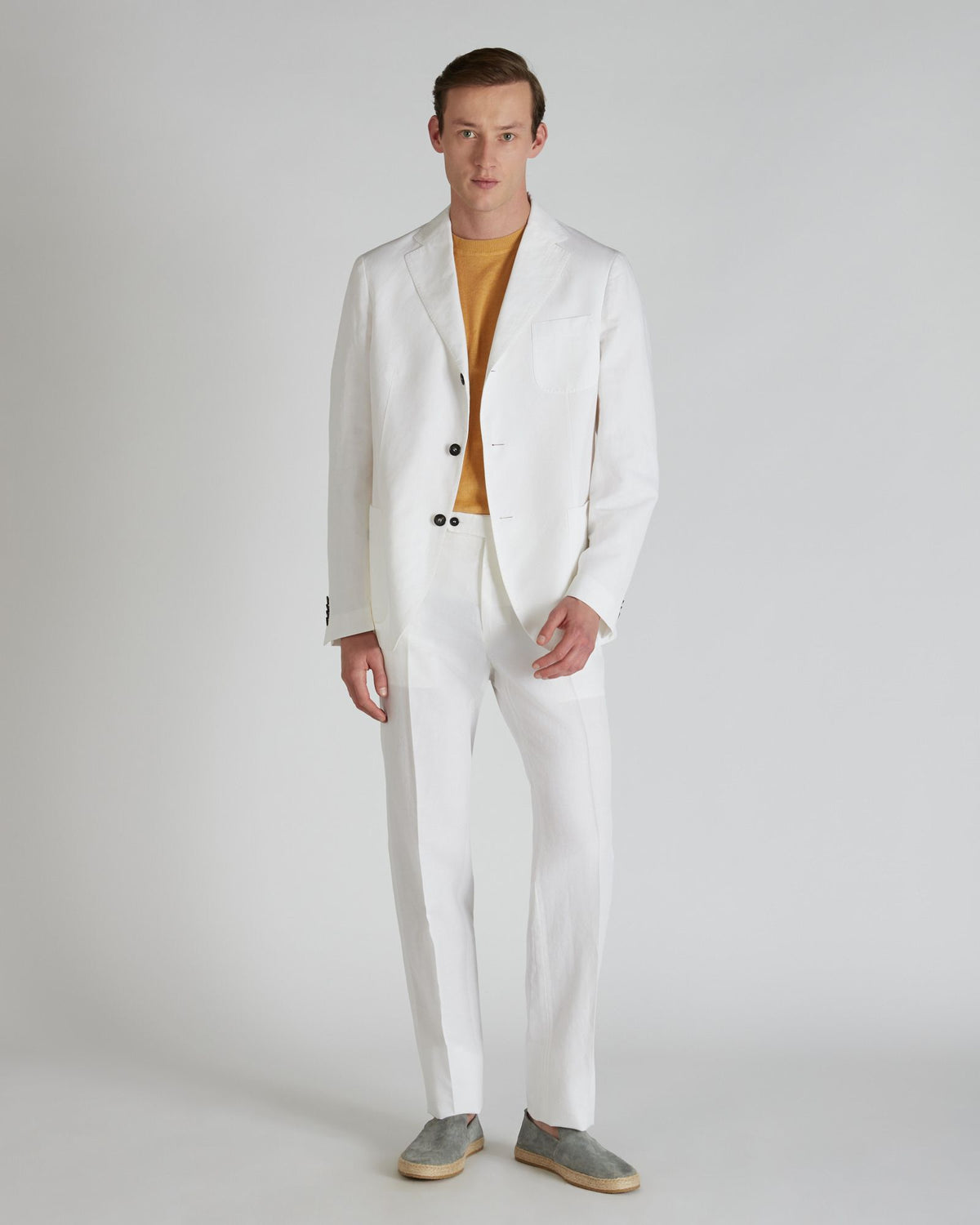 Incotex - Regular-fit Chinolino suit - optical white