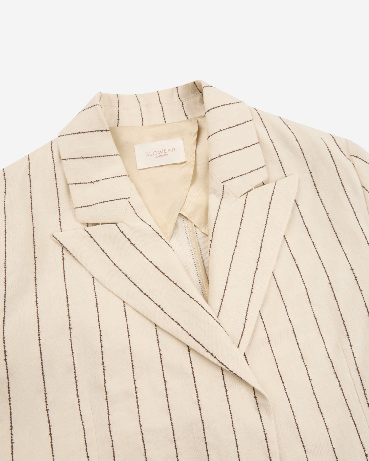 Veste regular fit en lin mélangé