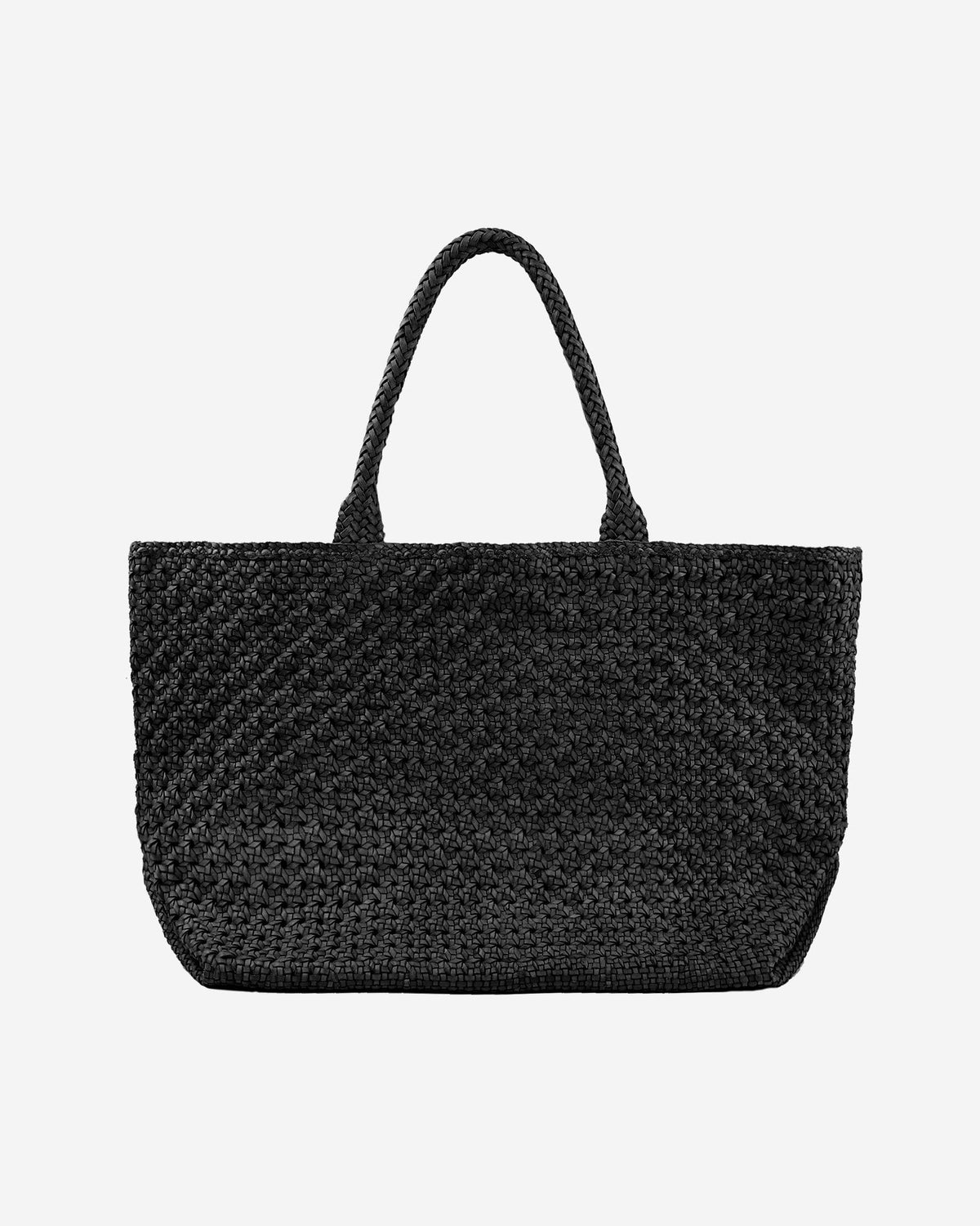 Massimo Palomba - Braided leather bag - black